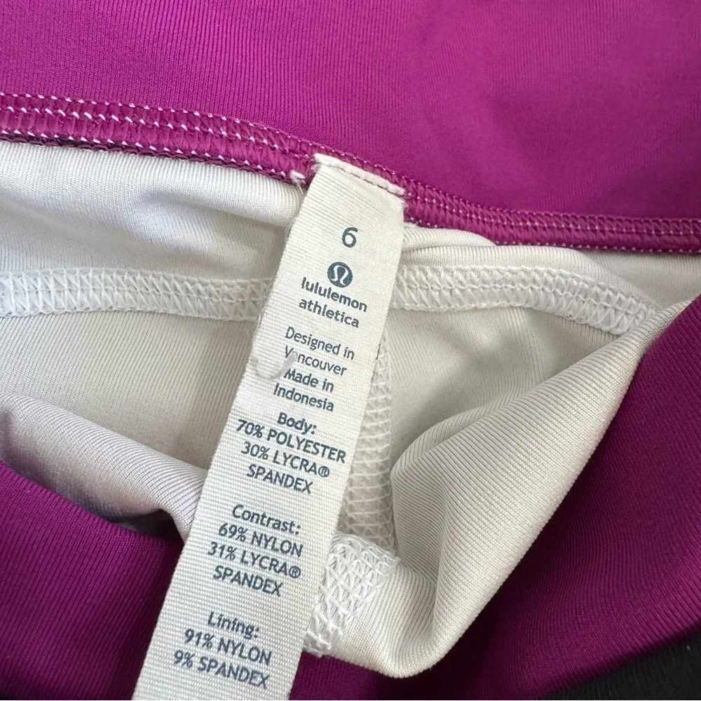 Lululemon Speed Tight III in Pigment Wave Multi Black Regal Plum